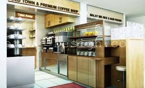 coffee kiosk - malaysia interior design