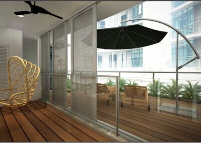 verde residence condo ara damansara 4-balcony design malaysia