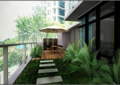 verde residence condo ara damansara 5-balcony design malaysia