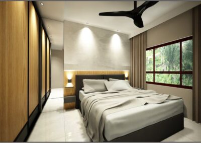surian condo mutiara damansara 13-master bedroom design-malaysia