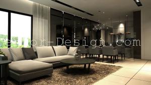 condo trigon luxury residences setia walk-malaysia interior design 3