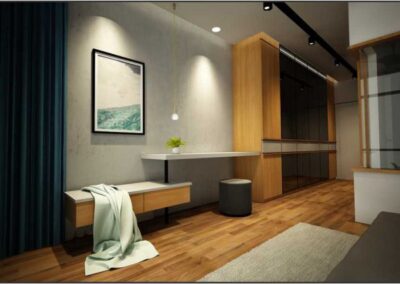 verde residence condo ara damansara 9-master bedroom design malaysia