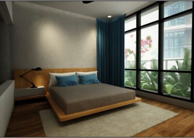 verde residence condo ara damansara 10-master bedroom design malaysia