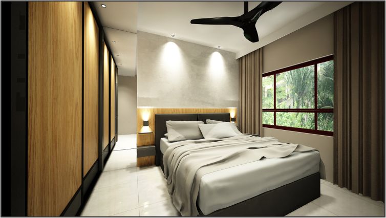 surian condo mutiara damansara 13-master bedroom design-malaysia
